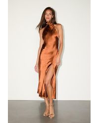 bras for backless dresses target Aria Midi Dress In Black – Victoria Beckham main image 0