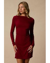 Lulus - Trea Knit Boat Neck Mini Dress - Lyst