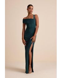 Lulus - Josie Jersey Knit Ruched Maxi Dress - Lyst