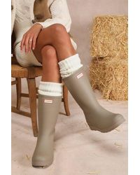 Mid calf hunter rain boots 2025
