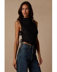 Lulus - Kye Crochet Lace Asymmetrical Tank Top - Lyst