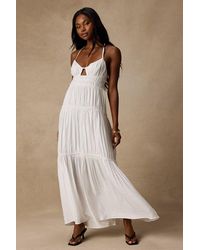 Lulus - Devaney Tie-Back Maxi Dress - Lyst