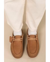 Clarks - Torihill Nubuck Suede Leather Loafer Mules - Lyst