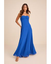 Lulus - Kamalia Strapless Maxi Dress - Lyst