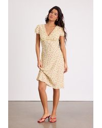 Lulus - Liv Ditsy Floral Slip Midi Dress - Lyst