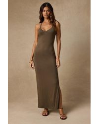 Lulus - Palani Jersey Knit Maxi Dress - Lyst