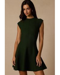 Lulus - Kary Cap Sleeve Sweater Mini Dress - Lyst