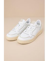 Free People - Thirty Love Natural Combo Lace-Up Sneakers - Lyst