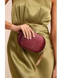 Lulus - Sansone Textured Clutch - Lyst