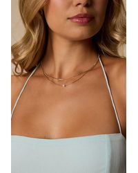 Lulus - Daisha Layered Choker Necklace - Lyst