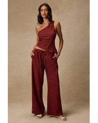 Lulus - Ives Pinstriped Drawstring Pants - Lyst