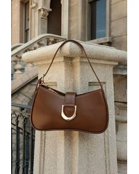 Lulus - Oh-So Chic Buckle Shoulder Bag - Lyst