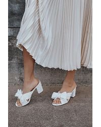 Lulus - Dorothea Knotted High Heel Sandals - Lyst