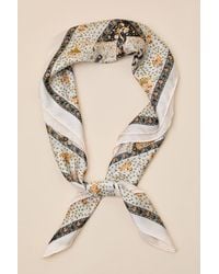 Lulus - Joy Multi Paisley Satin Scarf - Lyst