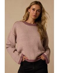 Lulus - Rainier Striped Sweater - Lyst