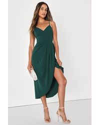 Lulus - Reinette Midi Dress - Lyst