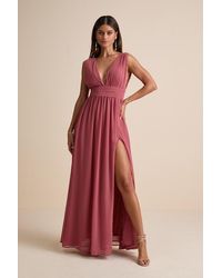 Lulus - Heavenly Hues Desert Rose Maxi Dress - Lyst