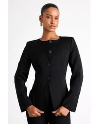 Lulus - Elyna Button-Front Blazer - Lyst