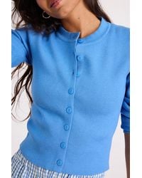 Lulus - Araya Bright Button-Up Cardigan - Lyst
