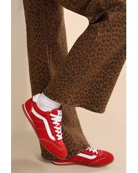 Vans - Super Lowpro Racing Suede Leather Sneakers - Lyst