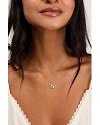 Lulus - Quinlynn Seashell Pendant Necklace - Lyst