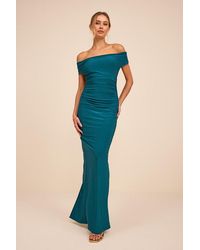 Lulus Elegant Moment Tie-Dye Backless Maxi Dress in Green