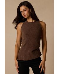 Lulus - Julian Sleeveless Halter Top - Lyst