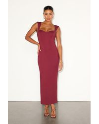 Lulus - Samai Cap Sleeve Bodycon Midi Dress - Lyst