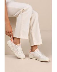 Reebok - Club C Revenge Vintage Chalk And Color Block Sneakers - Lyst