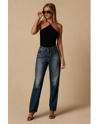 Levi's - Loose Taper Dark Wash Mid-Rise Jeans - Lyst