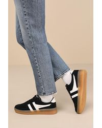 Gola - Grandslam And Off Suede Leather Sneakers - Lyst