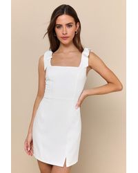 Lulus - Your Sweetie Tie-Strap Mini Dress - Lyst