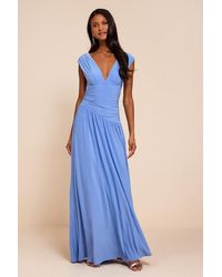 Lulus - Marna Slinky Knit Drop Waist Maxi Dress - Lyst