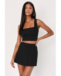 Lulus - Divinely Sunny Sleeveless Two-Piece Romper - Lyst