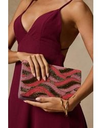 Lulus - Joyce And Beaded Crossbody Clutch - Lyst