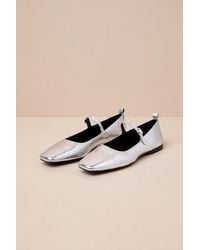 Vagabond Shoemakers - Delia Patent Leather Buckle Ballet Flats - Lyst