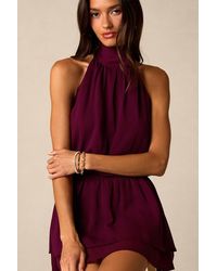 Lulus - Crystal Rhinestone Layered Bracelet - Lyst