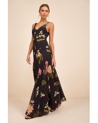 Lulus - Ziyana Multi Floral Sleeveless Maxi Dress - Lyst