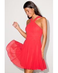 Lulus - Forevermore Skater Dress - Lyst