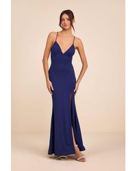 Lulus - Ronelle Slinky Knit Lace-Up Maxi Dress - Lyst