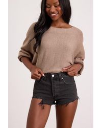 Levi's - 501 Micro Distressed High-Rise Denim Shorts - Lyst
