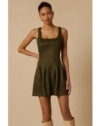 Lulus - Sedona Suede Mini Dress - Lyst