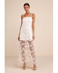 Lulus Show Stopper Cream Embroidered Sequin Bodycon Maxi Dress in Natural |  Lyst UK