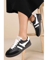 Gola - Cyclone Leather Lace-Up Sneakers - Lyst