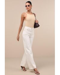 Levi's - Ribcage Wide-Leg High-Waisted Denim Jeans - Lyst