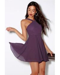Lulus - Forevermore Skater Dress - Lyst