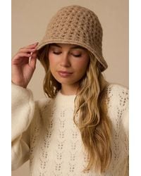 Lulus - Jev Knit Bucket Hat - Lyst