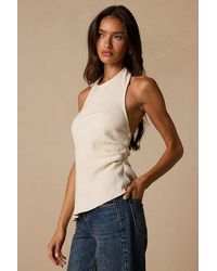 Lulus - Julian Sleeveless Halter Top - Lyst