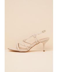 Lulus - Inari Strappy Slingback High Heel Sandals - Lyst