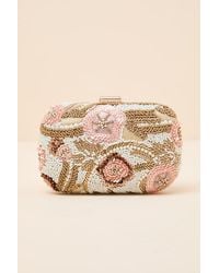 Lulus - Mataleya Beaded Sequin Crossbody Clutch - Lyst